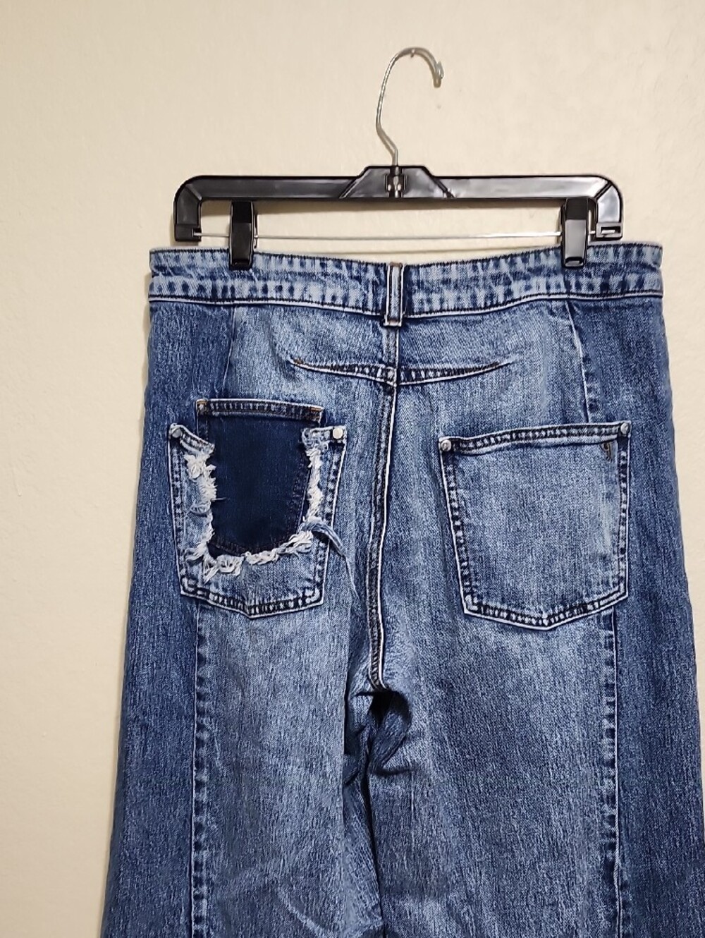 Anthropologie Pilcro Full Curve High-Rise Wide-Leg Jeans Sz 30 - Picture 8 of 14